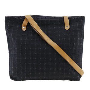 Hermès Amedaba Black Canvas shoulder
